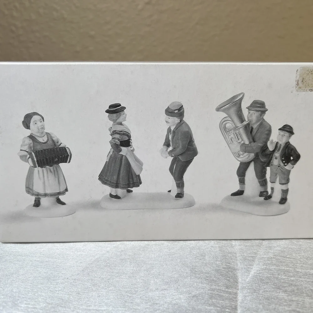 Vintage  Department 56 Polka Fest Set of 3 Heritage Village Collection 56073